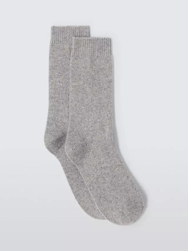 

Носки John Lewis Wool Silk Blend Ankle, серый