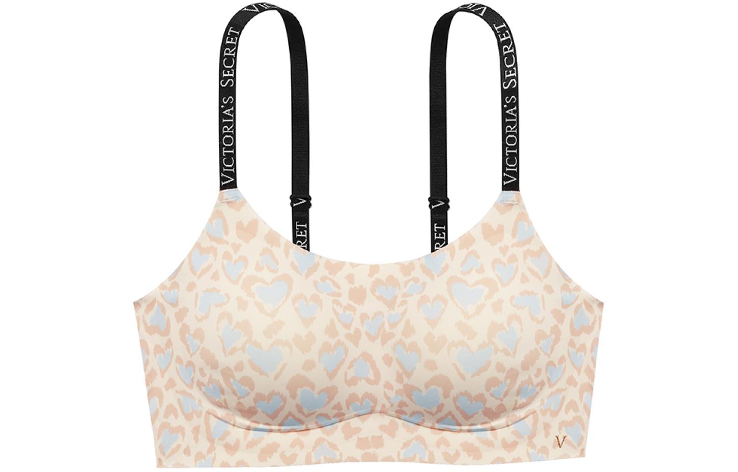 Купальник-боди Jelly Strip Camisole Series Victoria's Secret в сине-коричневом леопардовом принте — фото 2