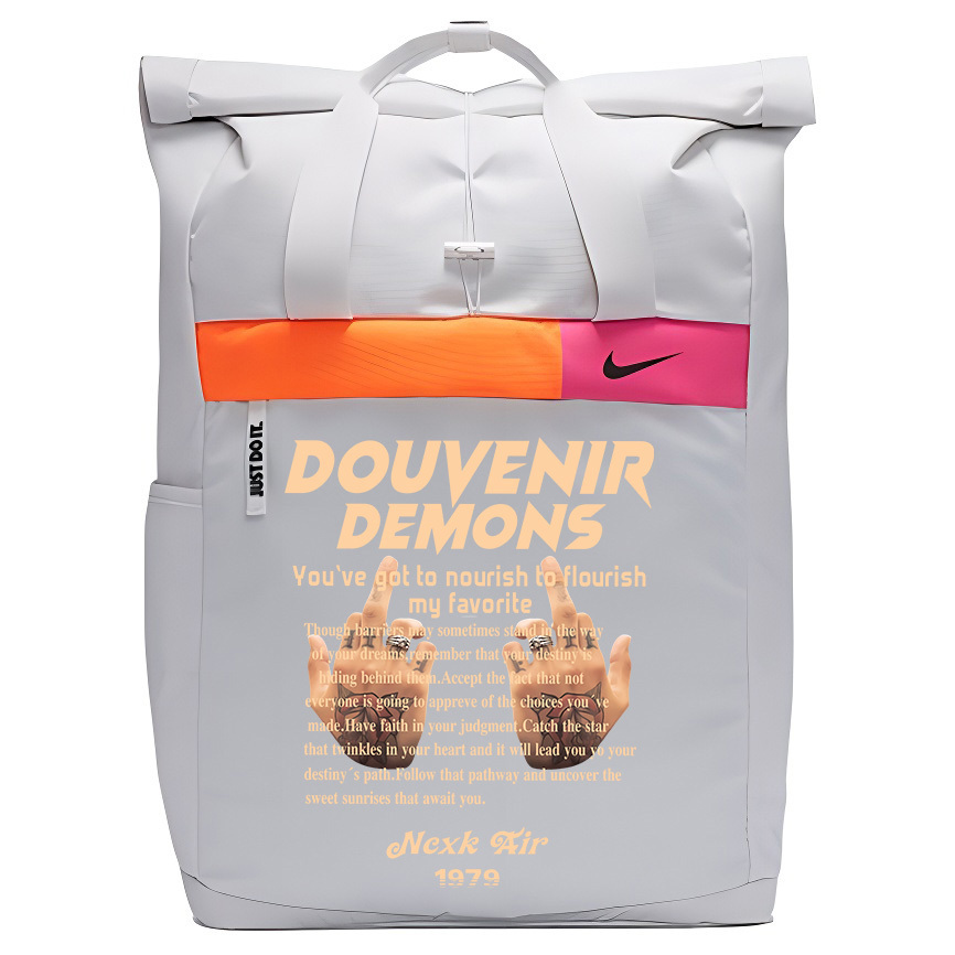 

Nike Тканевый рюкзак унисекс светло-серый, American Middle Finger