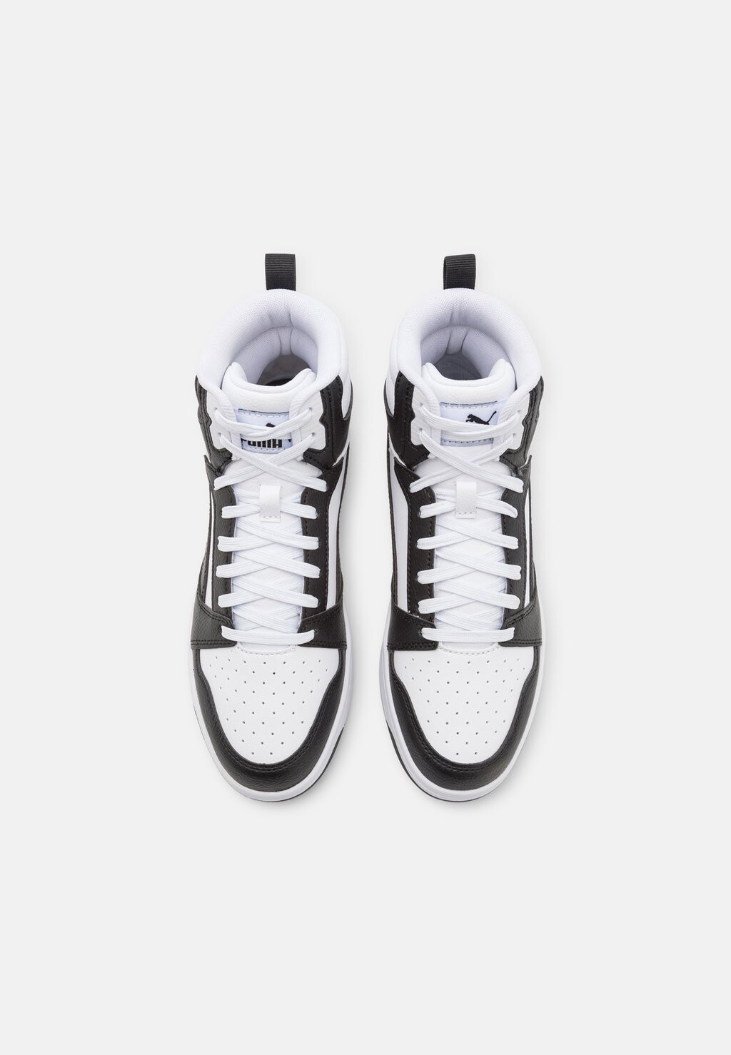 Кроссовки высокие REBOUND V6 MID JR UNISEX Puma, цвет white/black/shadow gray — фото 4