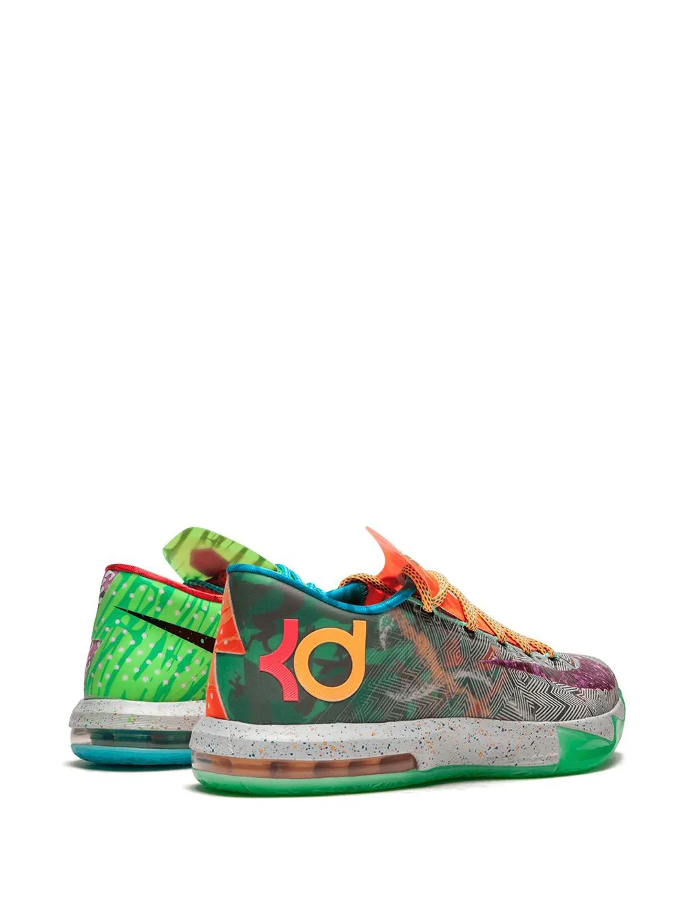 Кроссовки KD 6 Nike, зеленый — фото 3