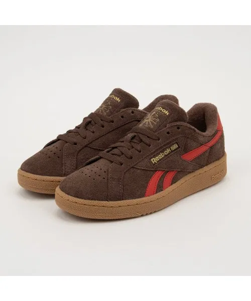 Унисекс кроссовки Reebok Club C Grounds из замши и кожи оливковые — фото 4
