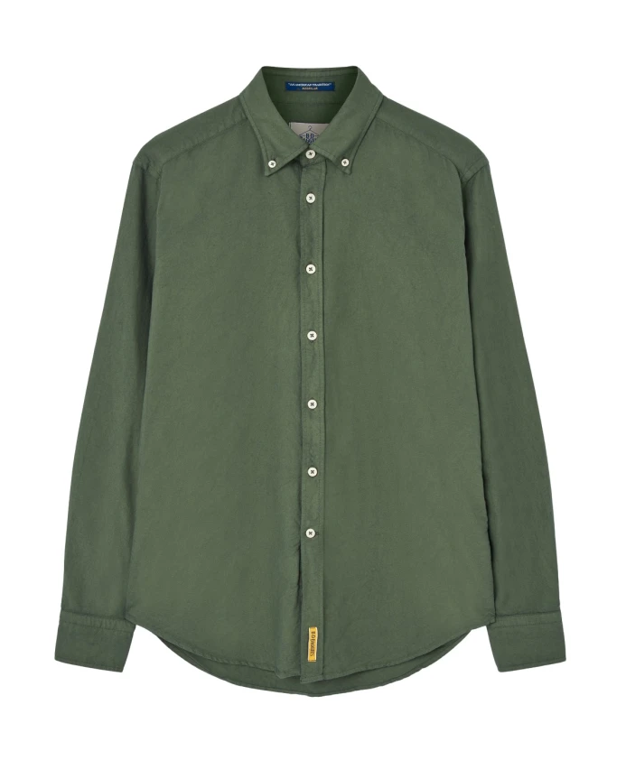 

Зеленая рубашка на пуговицах B.D Baggies, зеленый