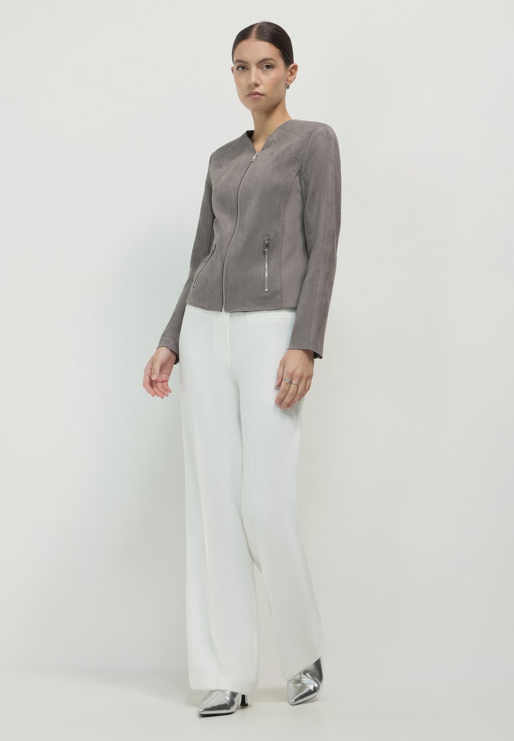 

Куртка из искусственной кожи EFFETTO Calliope, серый