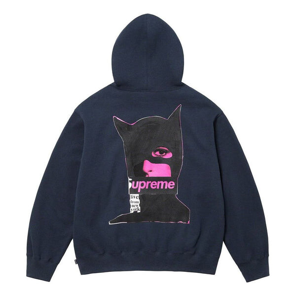 

Толстовка fw23 week9 hoodie 'navy' Supreme, синий