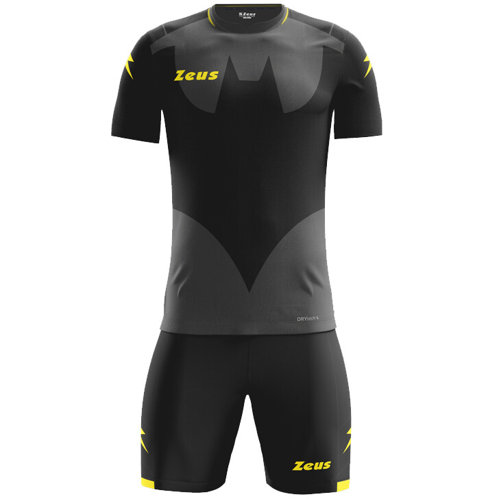 

Комплект джерси Zeus Kit Hero с шортами черно-серый