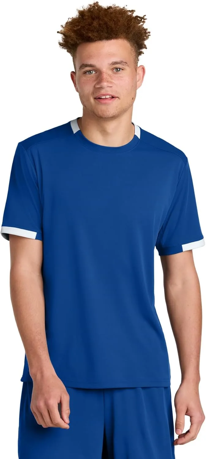 

SPORT-TEK Unisex Club Short Sleeve Crew | Футболка с влагоотводящей технологией, дышащая сетка
