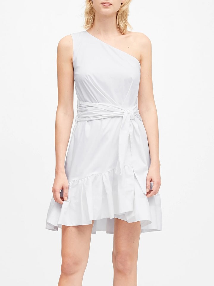 

Короткое платье Banana Republic Kleid, белый