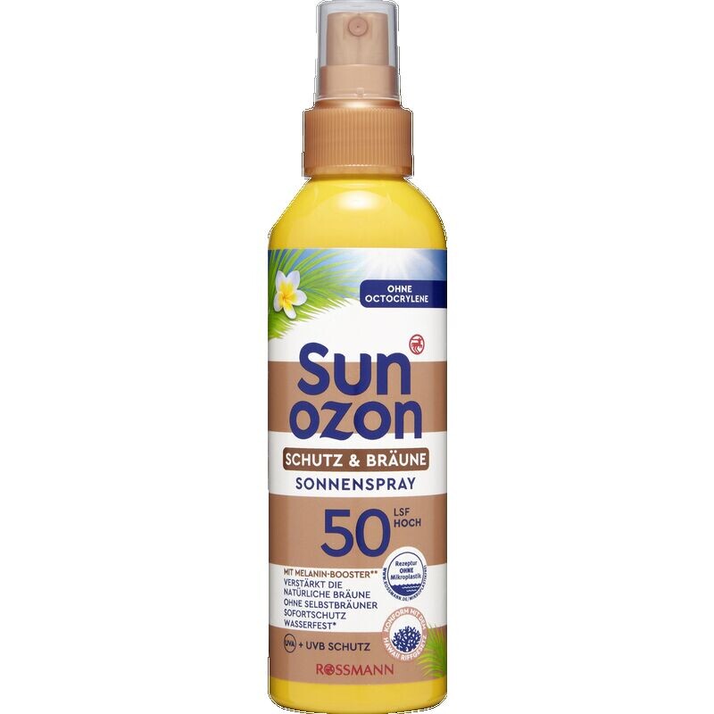 

Спрей для защиты и загара SPF 50 sunozon, 200 ml
