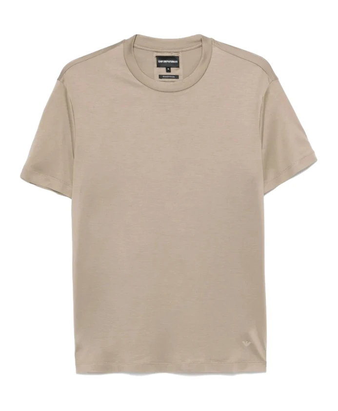 

Бежевая футболка с коротким рукавом 8n1te81juvzu6167 Emporio Armani, бежевый