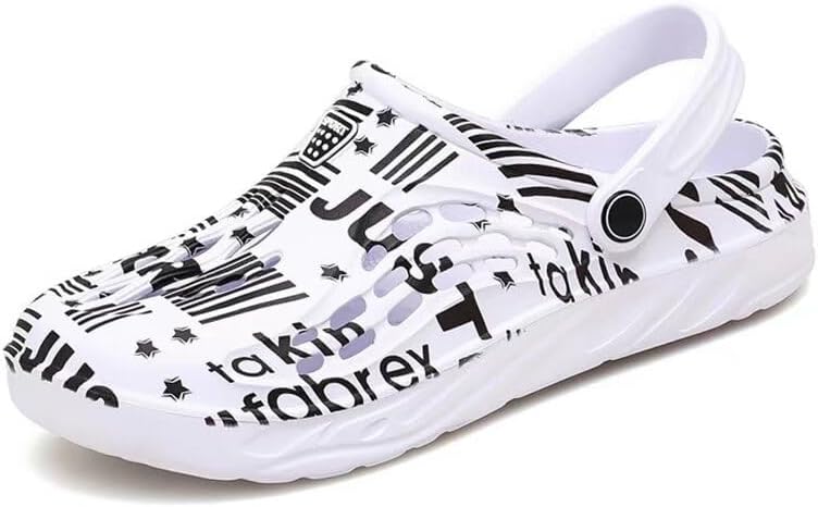 

Мужские легкие спортивные сандалии с закрытым носком для летней прогулки на улице и пляже Zonkacen, белый