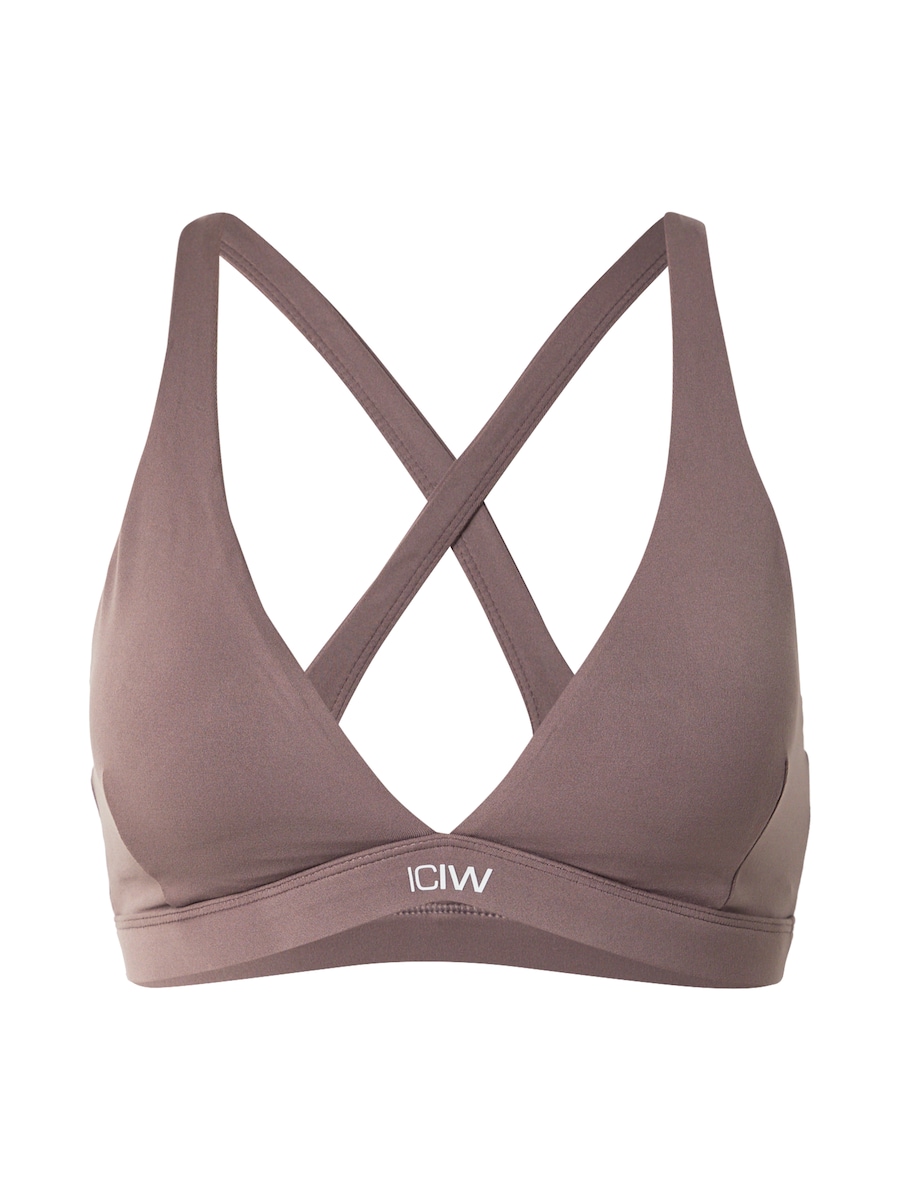 

Спортивный бюстгальтер с треугольными чашечками ICANIWILL Luxe, капучино
