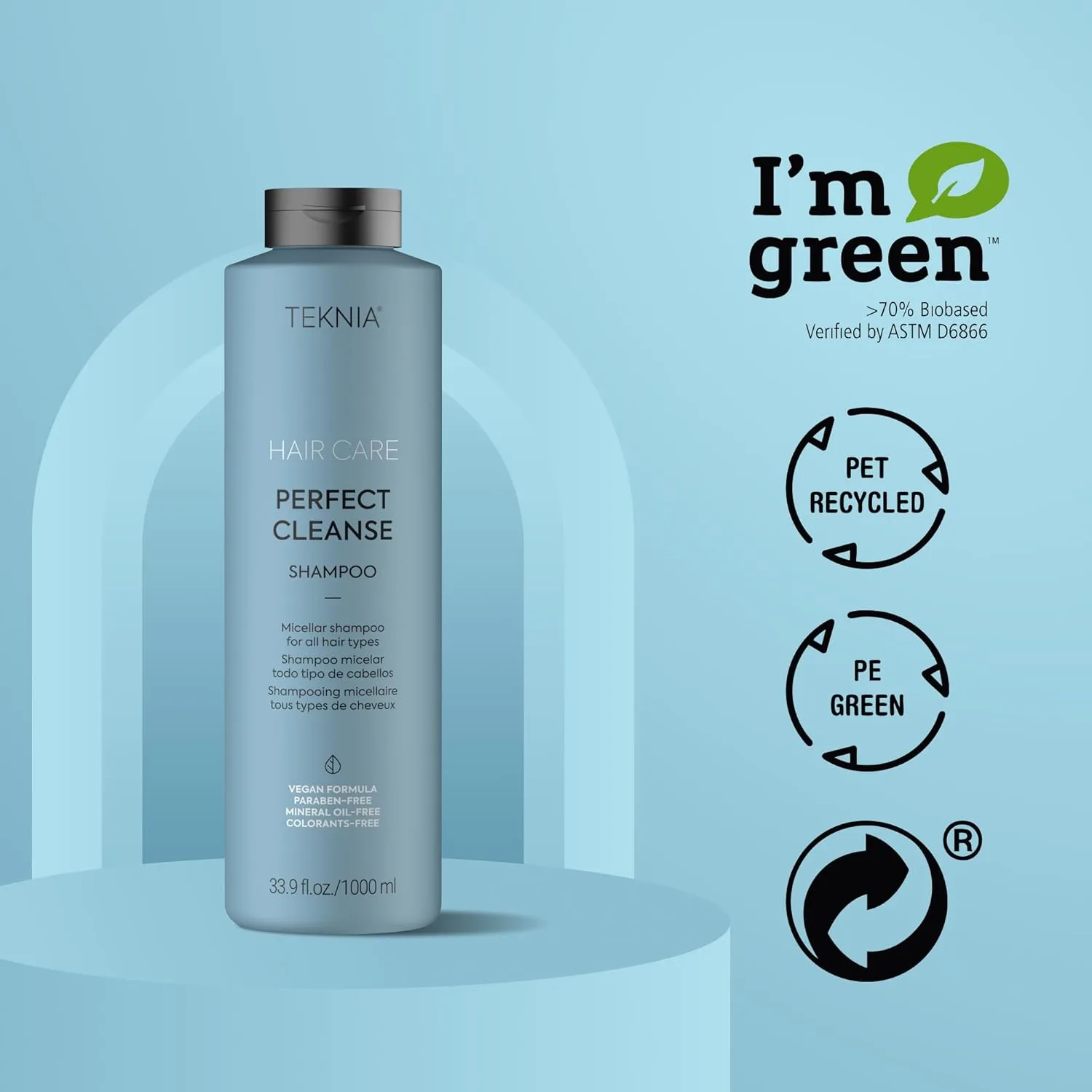 LAKMÉ Teknia Perfect Cleanse Shampoo, очищающий шампунь для удаления загрязнений, глубоко очищающий для кожи головы и волос. 1000 мл (.) — фото 4