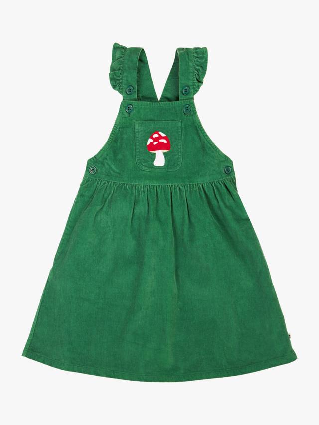 

Детское платье-комбинезон Isla с вышивкой из хлопка Frugi