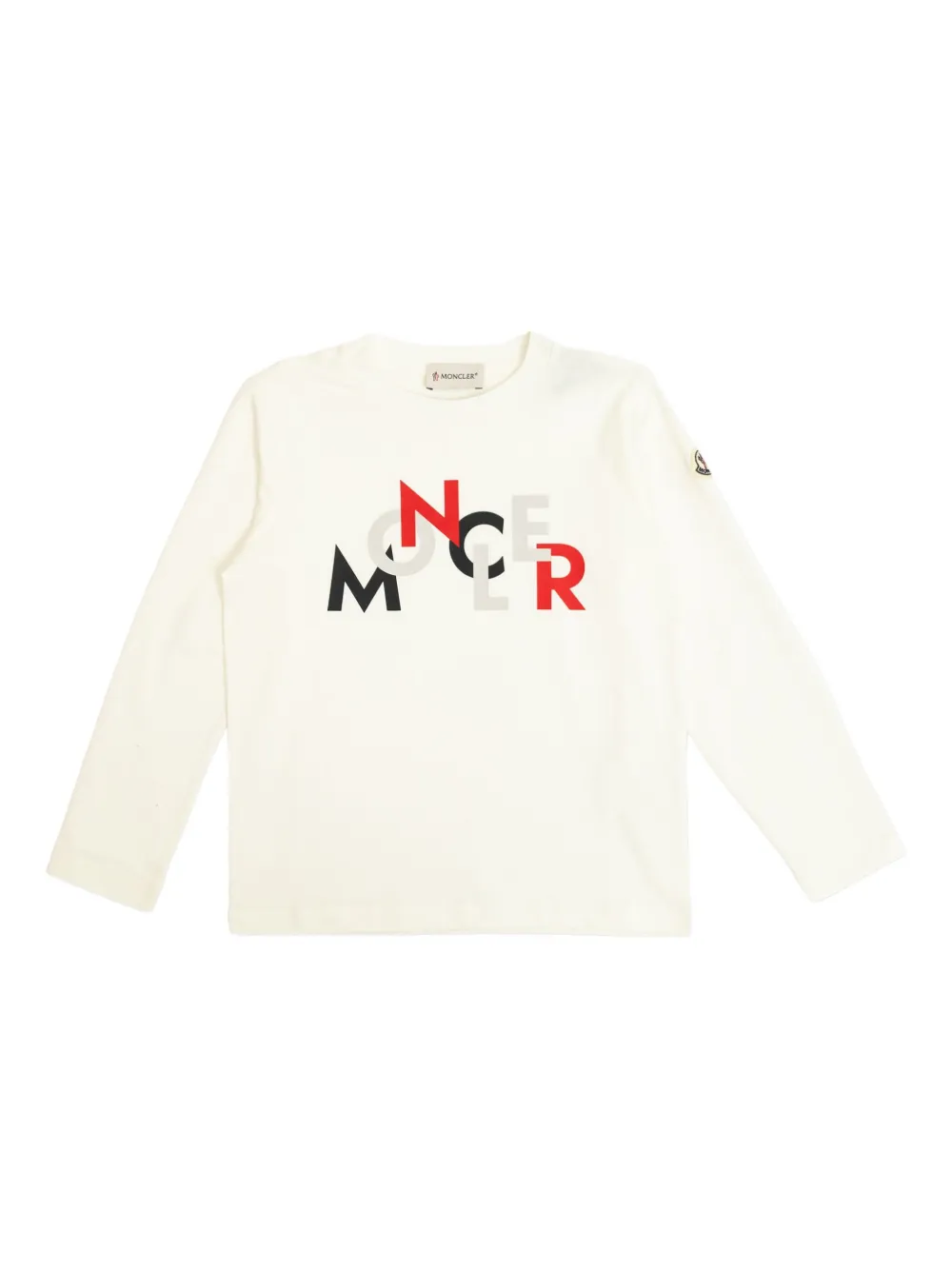 

Лонгслив с логотипом Moncler Enfant, белый
