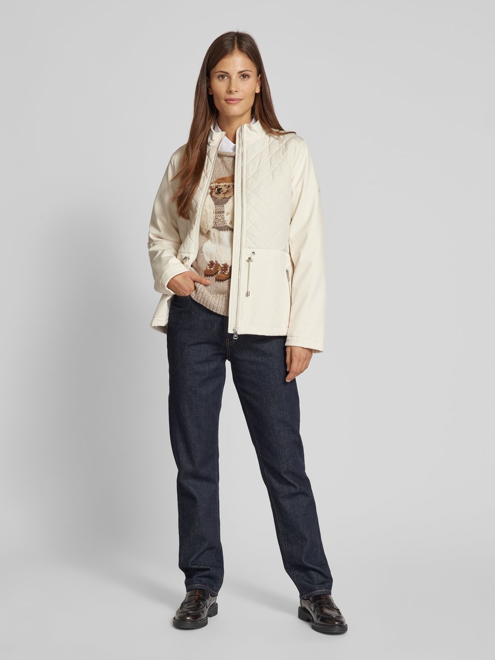 

Куртка со стёгаными швами Lauren Ralph Lauren, бежевый