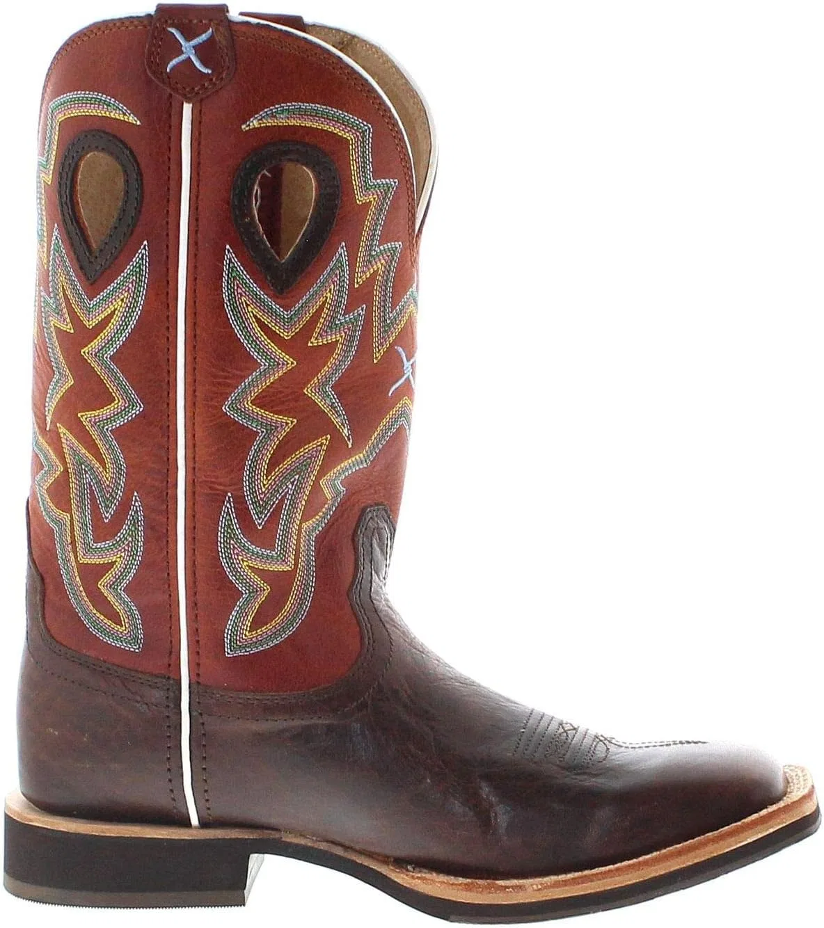 FB Fashion Boots Мужские ковбойские ботинки Twisted X Boots, ботинки для верховой езды в стиле вестерн 1772 года, кожаные ботинки коричневого цвета — фото 4