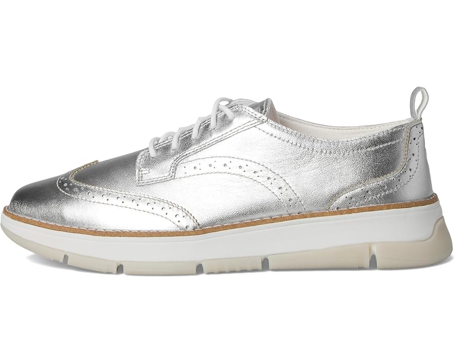 Оксфорды Cole Haan Zerogrand Revel Wingtip Oxfords, цвет Silver/White — фото 4