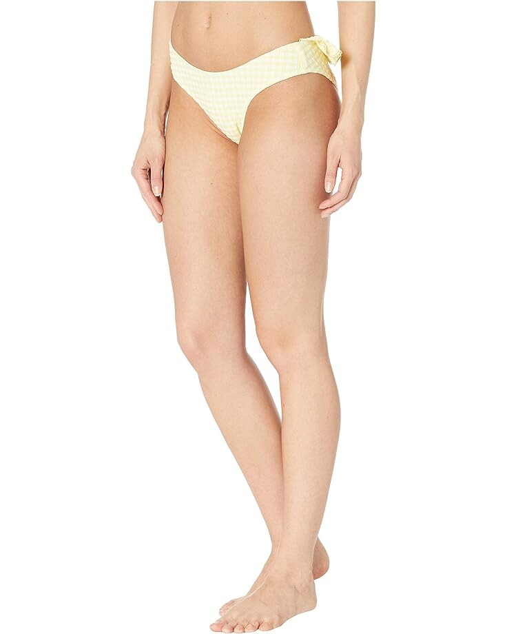 

Низ бикини Jonathan Simkhai Gingham Bikini Bottoms, цвет Lemonade/White