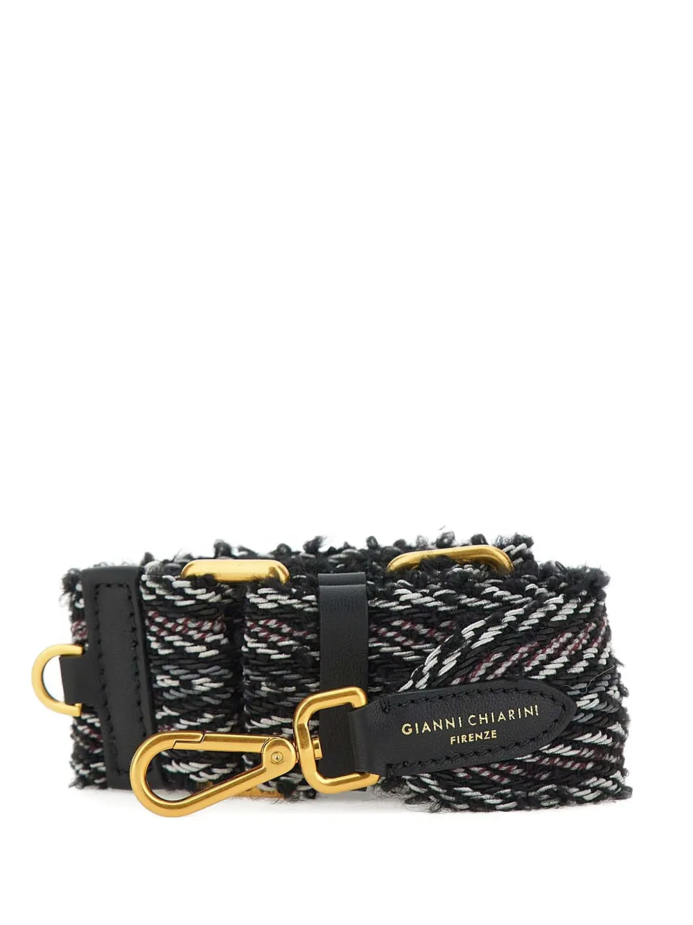 

Плетеный ремень на плечо GIANNI CHIARINI, черный
