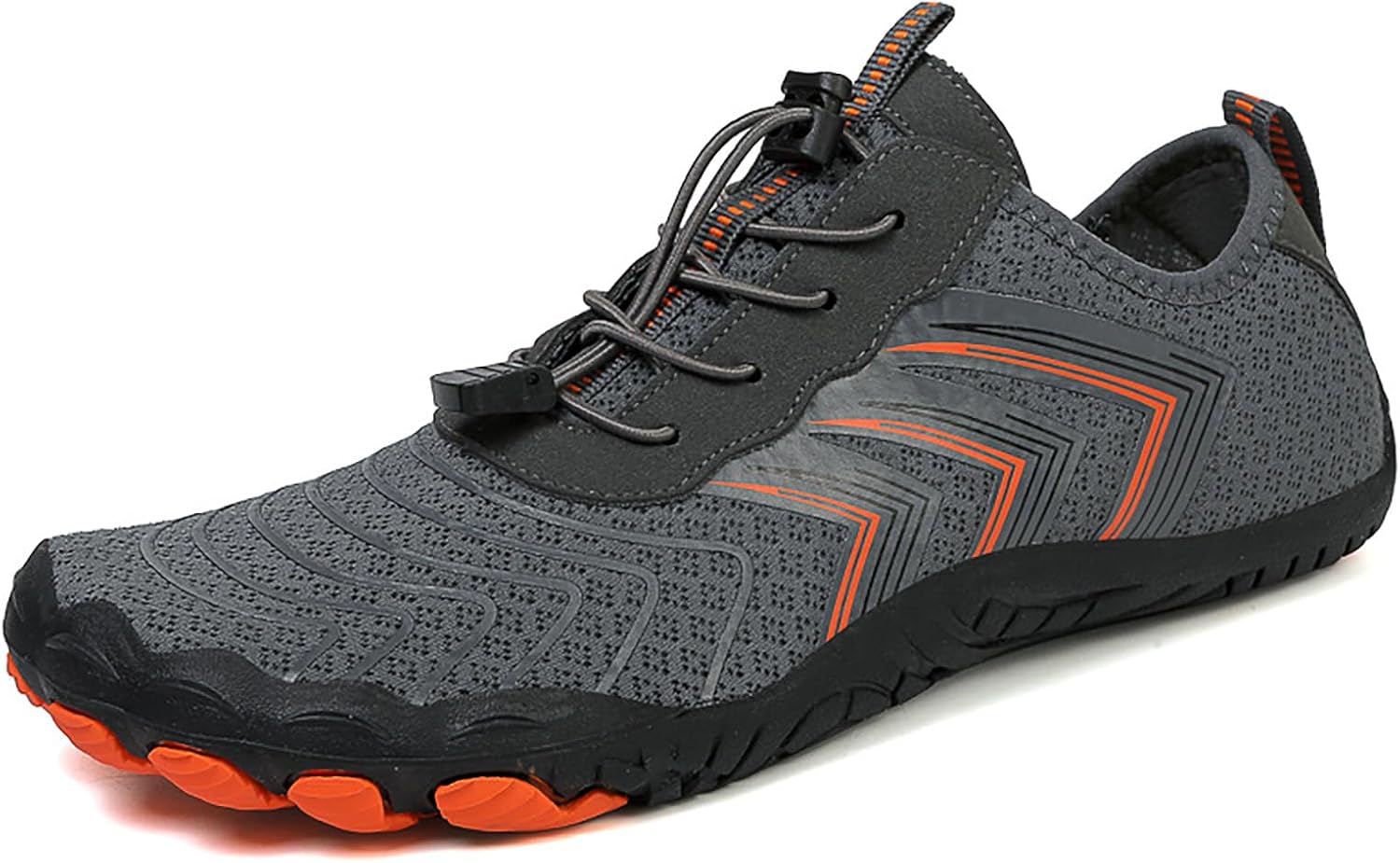 

Женские кроссовки Zureto Barefoot Shoes, обувь Hike Grounded Barefoot для женщин и мужчин с нейропатией, серый