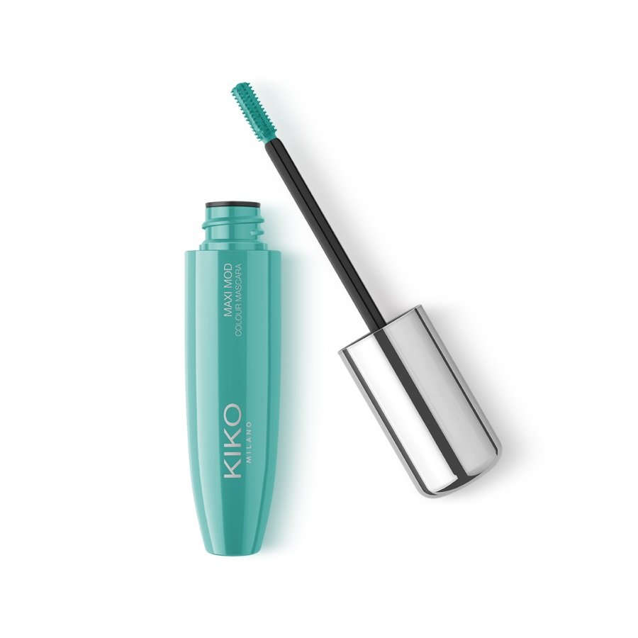 

KIKO Milano, Maxi Mod Colour Mascara цветная тушь для ресниц с маленьким аппликатором для максимального объема, 06 Turquoise, 12 мл