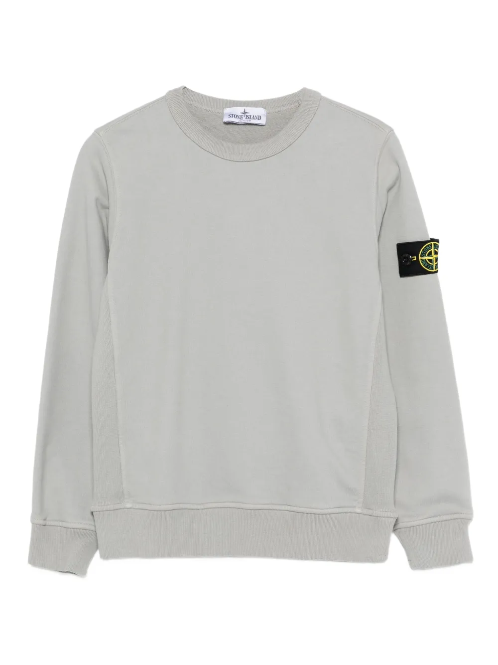

Толстовка с изображением компаса Stone Island Junior, серый