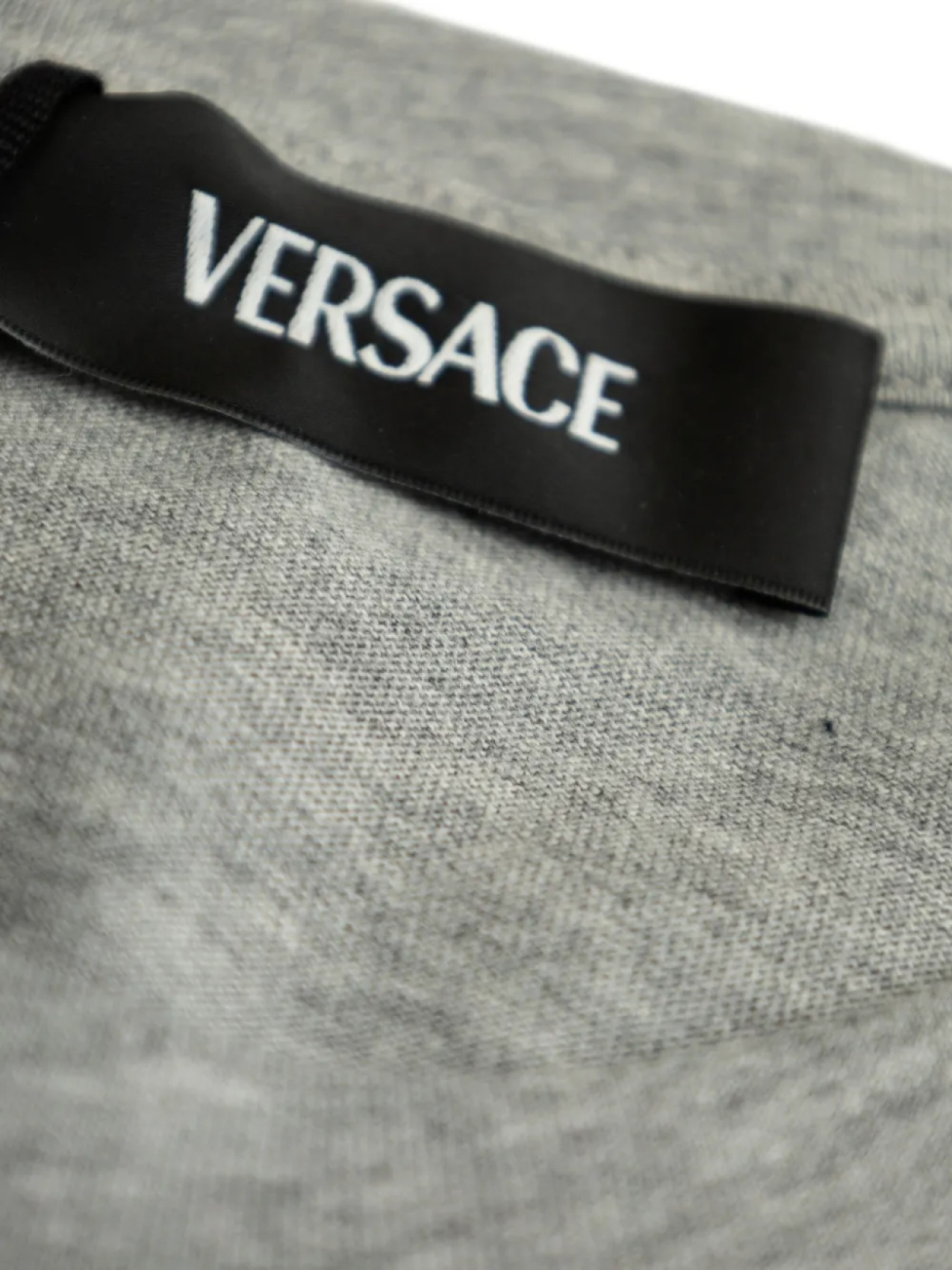 Футболка с графическим принтом Versace Kids, серый — фото 4