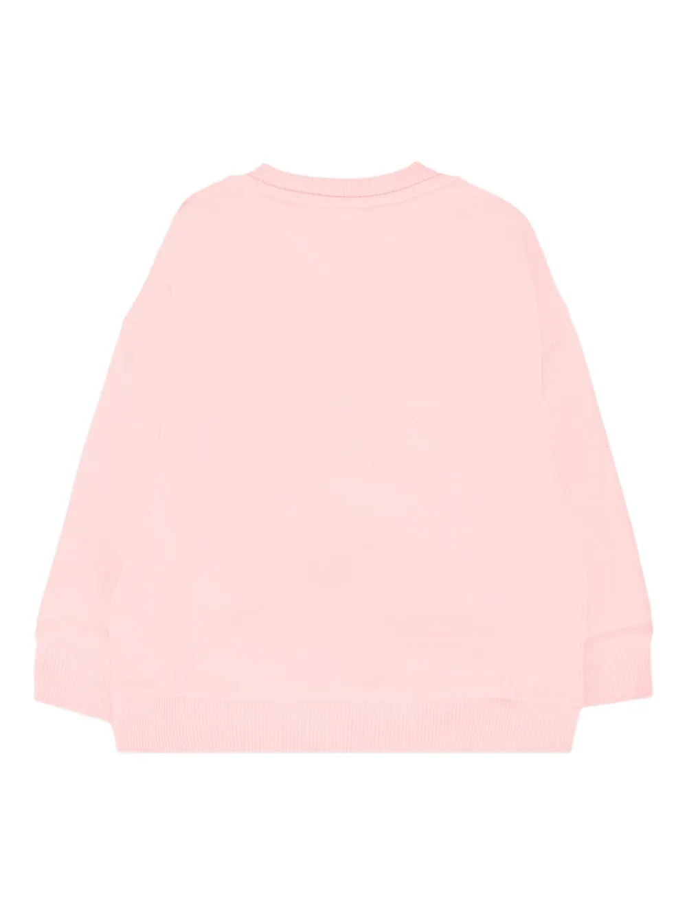 Толстовка с логотипом Тедди Moschino Kids, розовый — фото 2