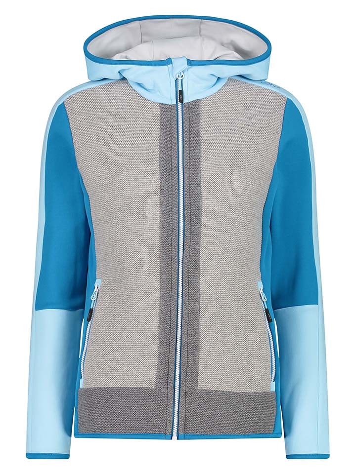 

Куртка софтшелл CMP, цвет blau/hellblau/grau