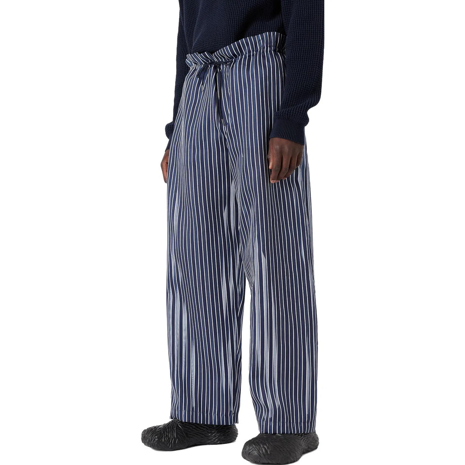 Брюки повседневные мужские Night Blue, умеренный прямой крой EMPORIO ARMANI — фото 3