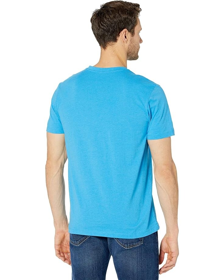 

Футболка U.S. POLO ASSN. V-Neck Tee, цвет Blue Fin Heather