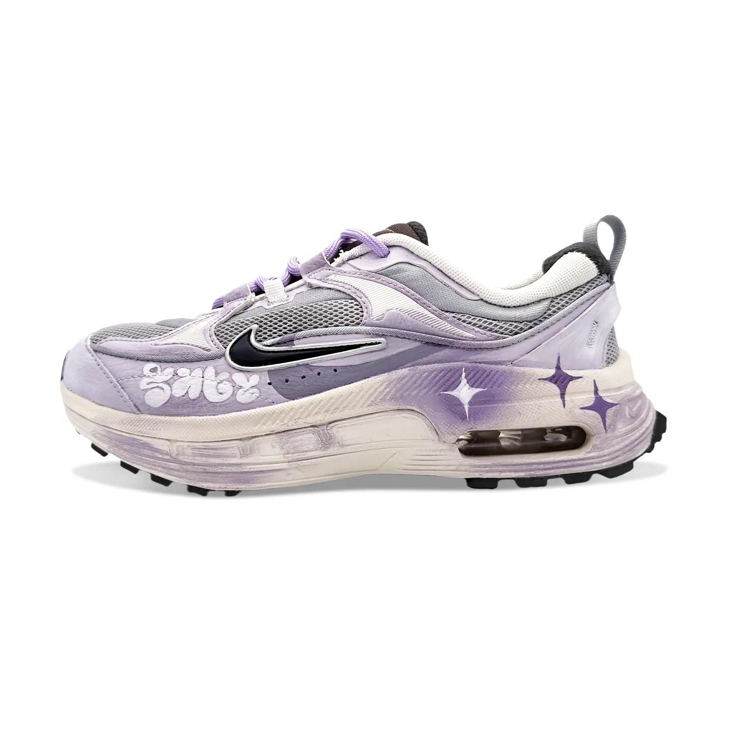 

Кроссовки Nike Air Max Bliss Lifestyle Shoes Women's Low-top Gray, фиолетовый