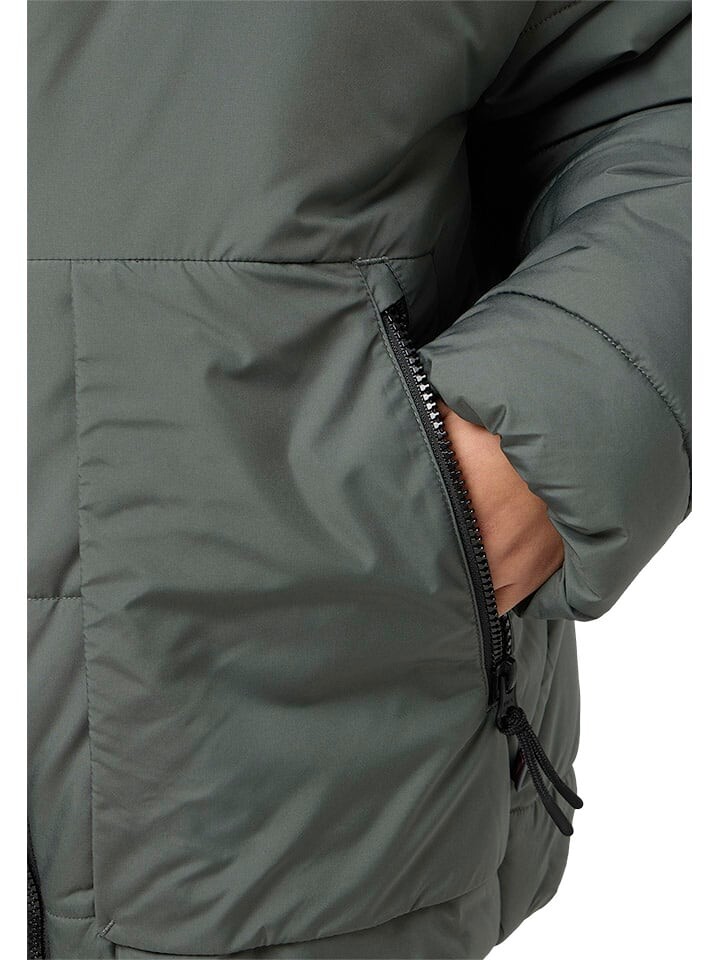 Стеганая куртка Jack Wolfskin Steppjacke Teen, цвет Grün/Schwarz — фото 3