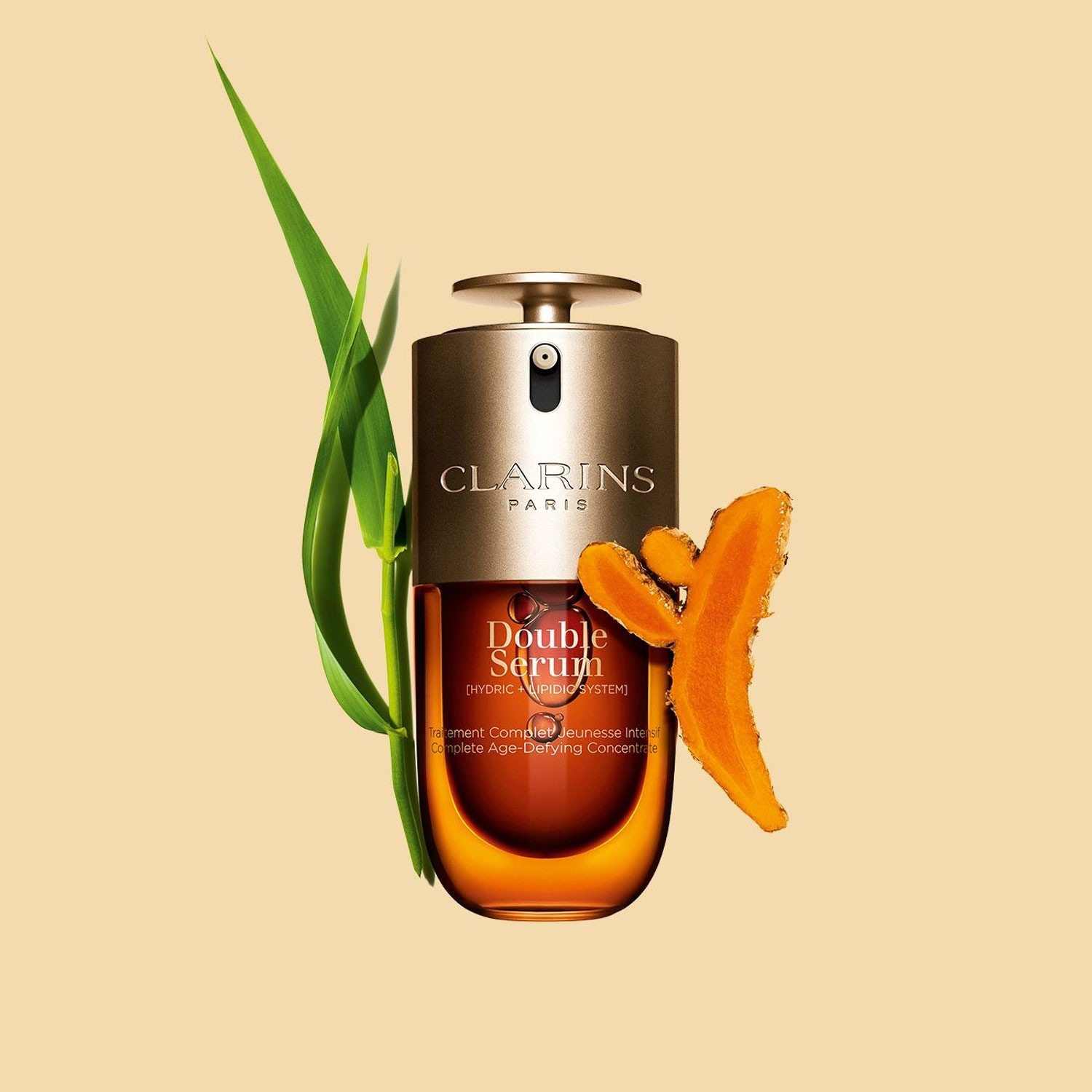 Сыворотка для лица double serum hydric + lipidic system Clarins, объем 30 мл — фото 2