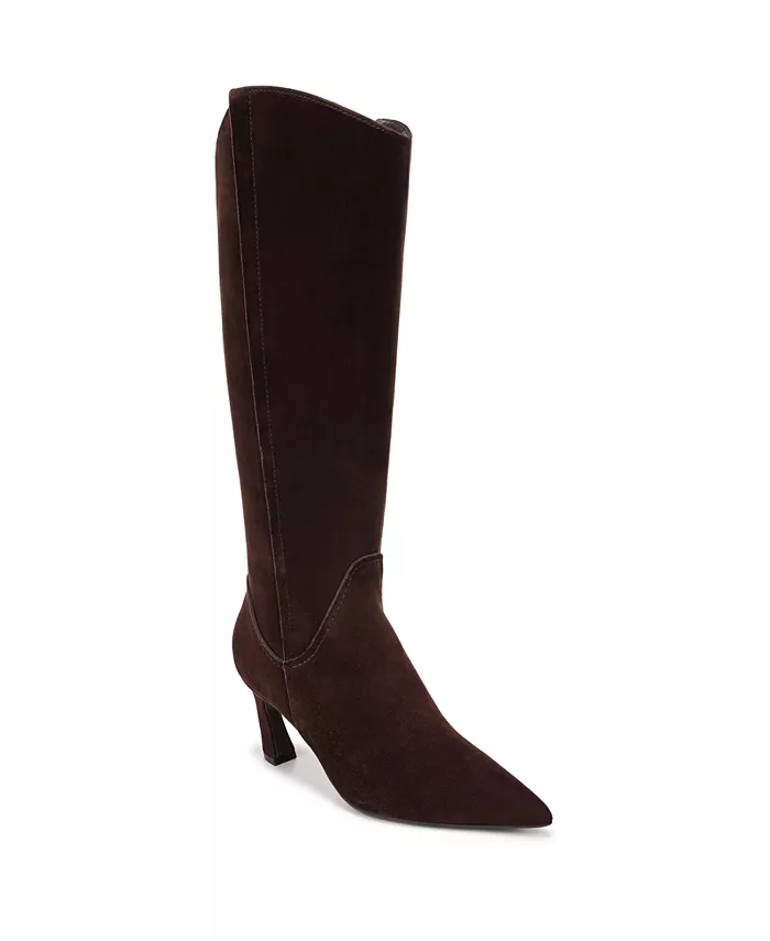 Женские сапоги Emily Zip Tall, Regular, узкая голенище, широкая голенище и очень широкая голенище Naturalizer, шоколадный