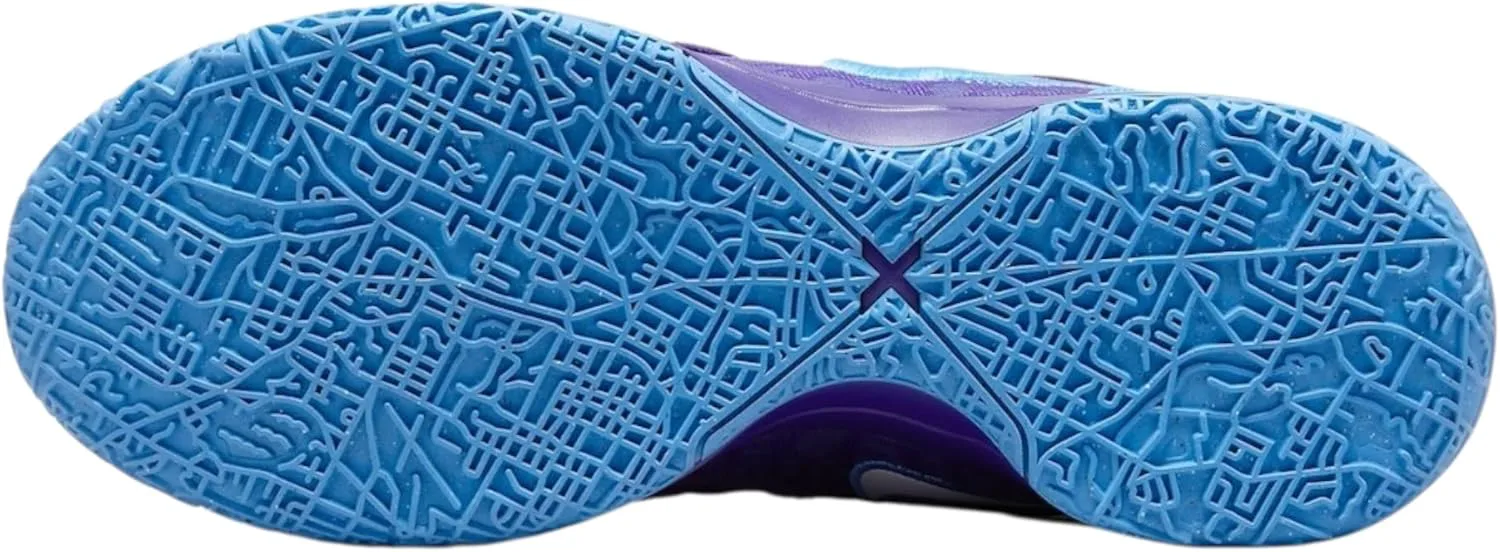 Мужские баскетбольные кроссовки Nike Lebron NXXT Gen AMPD, фиолетовый/металлик серебристый — фото 3