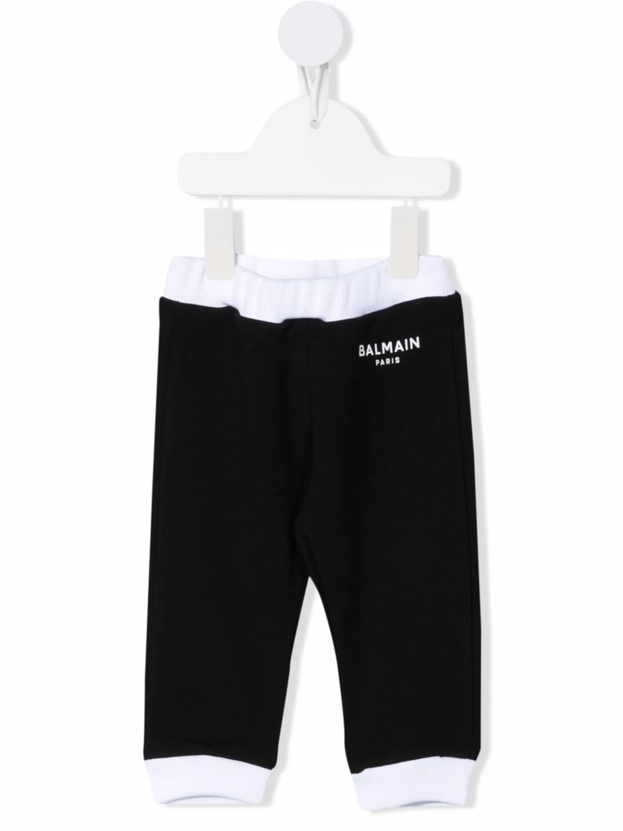 Спортивные брюки с логотипом Balmain Kids, черный — фото 2