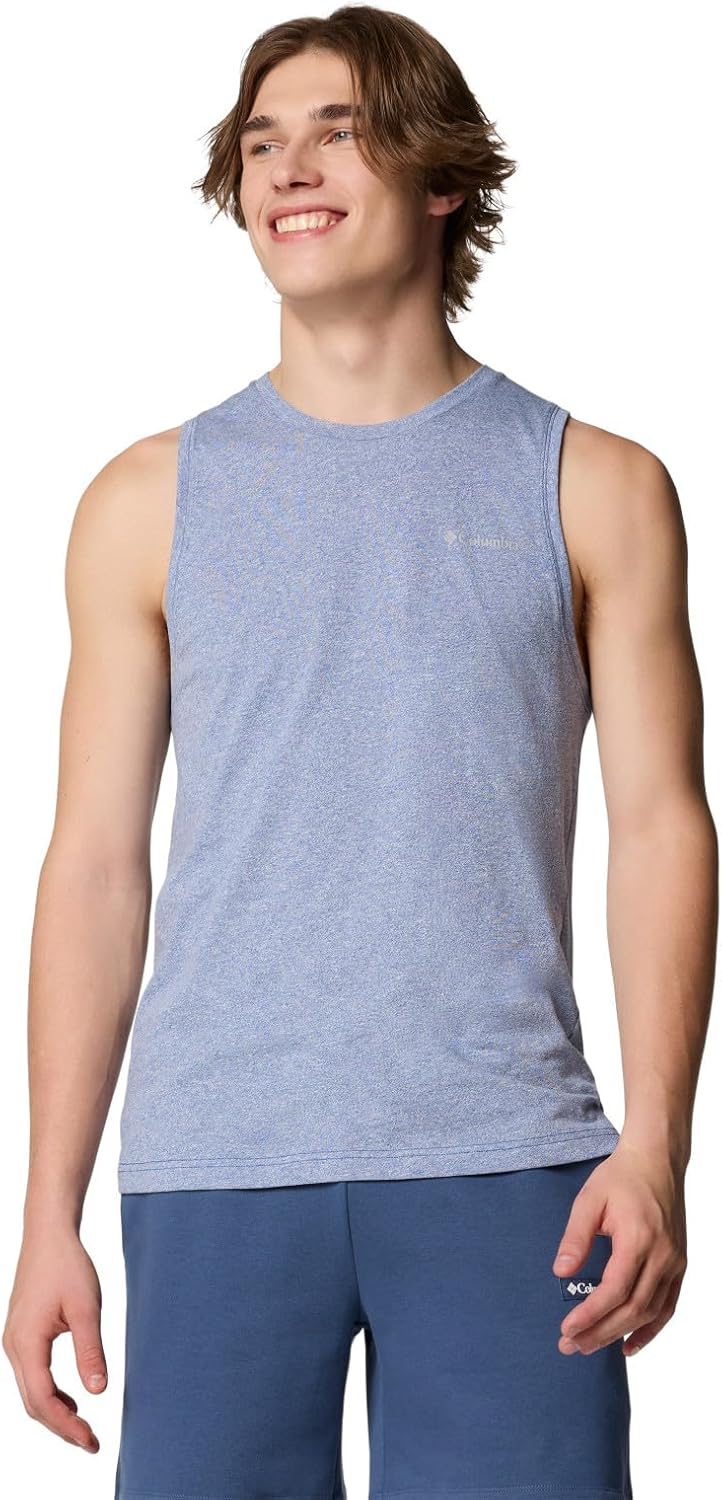 

Columbia мужская футболка Thistletown Hills, Mountain Blue Heather, Синий, Columbia мужская футболка Thistletown Hills, Mountain Blue Heather