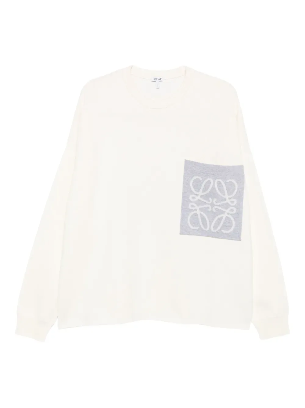 

Толстовка с нашивкой Anagram LOEWE, бежевый