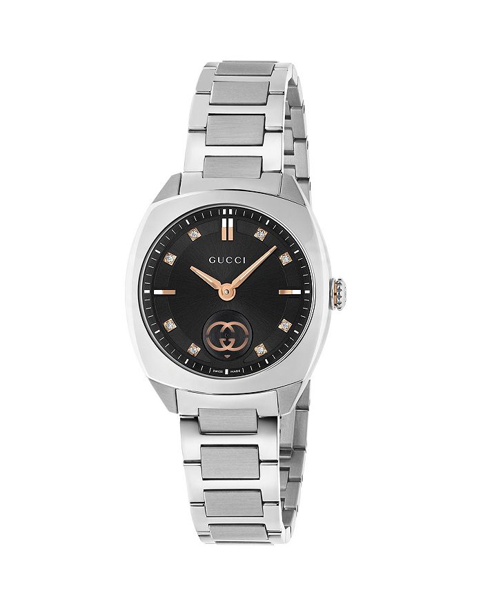 

Часы Interlocking, 29 мм Gucci, черный