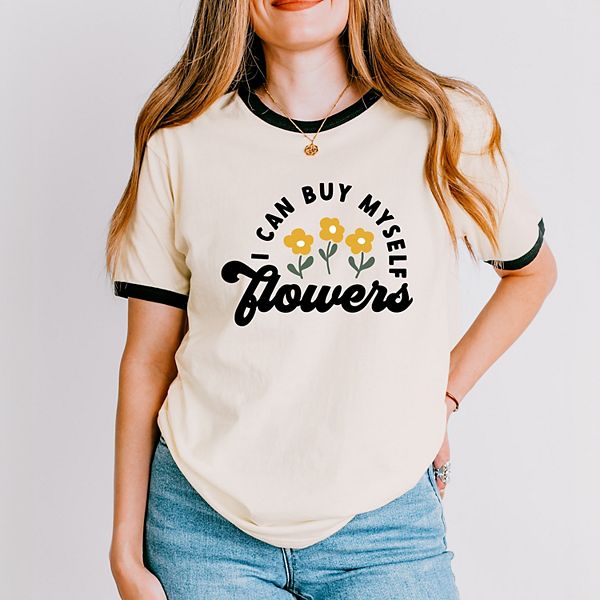 

Футболка с принтом i can buy myself flowers Simply Sage Market, Vintage Black, Черный, Футболка с принтом i can buy myself flowers Simply Sage Market, Vintage Black