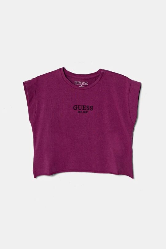 

Детская футболка Guess, фиолетовый