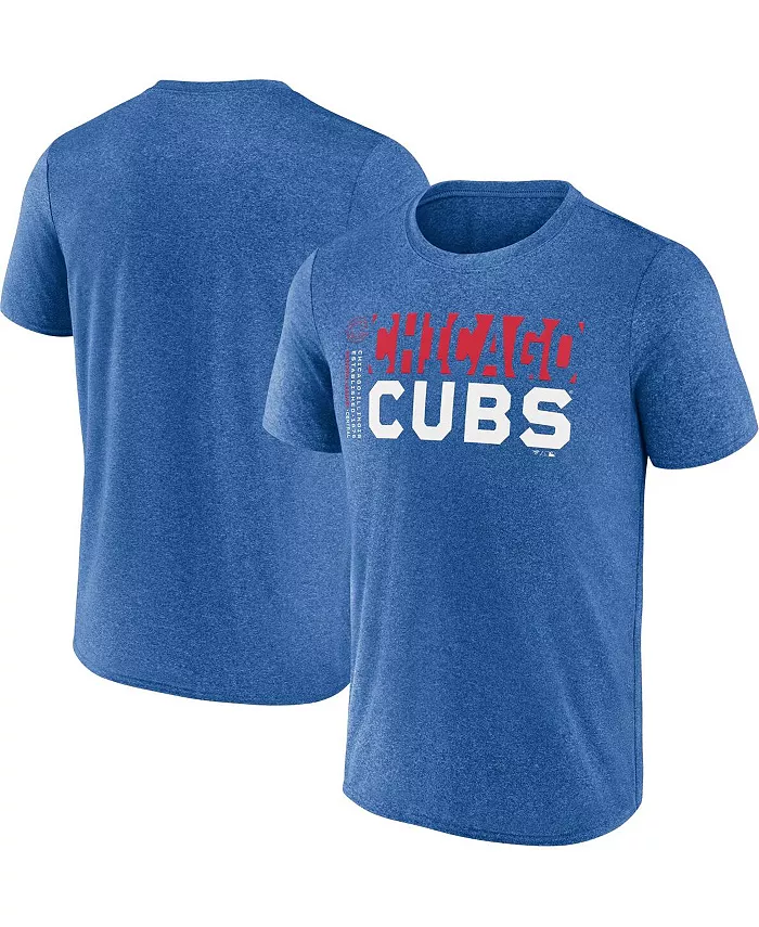 

Мужская футболка Heather Royal Chicago Cubs Fundamentals Shoot For The Sky Fanatics