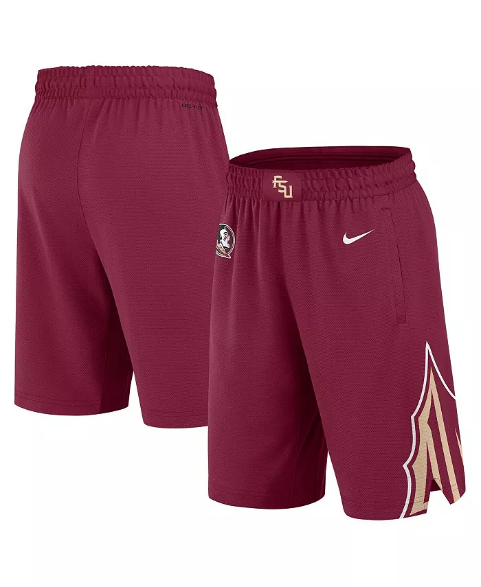 

Мужские баскетбольные шорты Garnet Florida State Seminoles Road Replica Performance Nike
