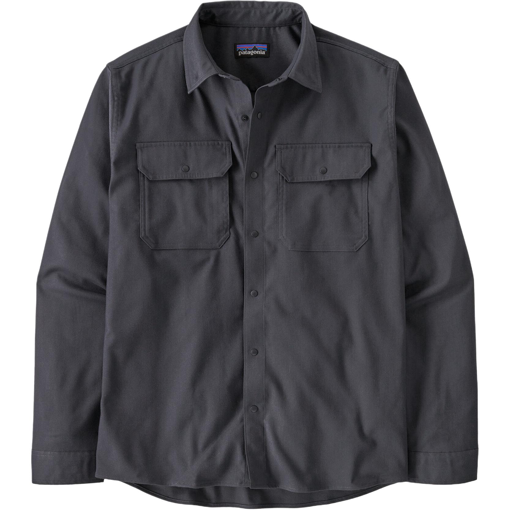 

Мужская рубашка с отворотом, умеренной длины Patagonia, smolder синий/smolder синий