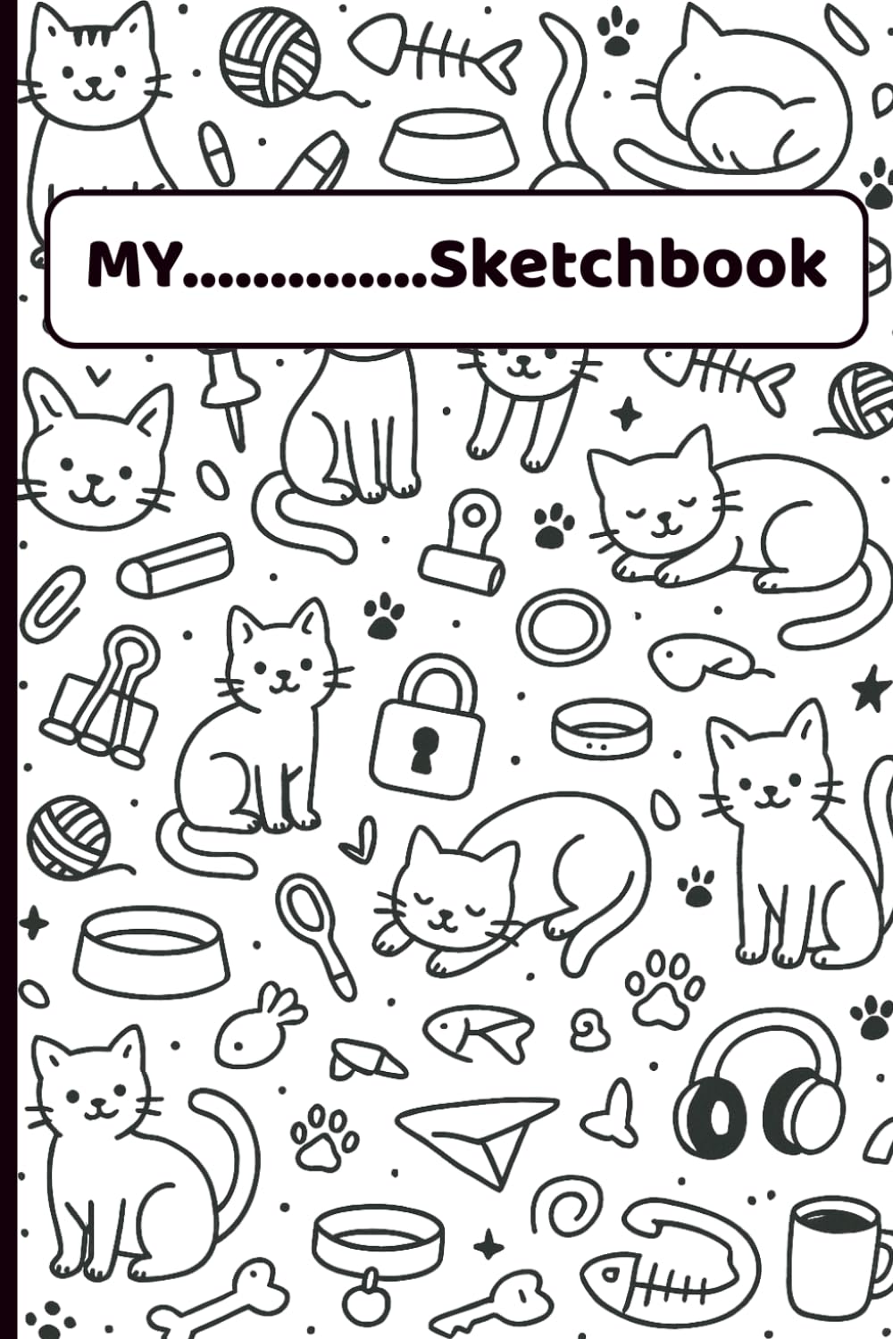

Artist’s Doodle Sketchbook - Large Blank 6x9 | 120 Pages | Black & White Cover (Independently published)
