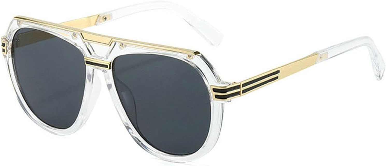 

Мужские солнцезащитные очки в стиле ретро с квадратным градиентом, модные и роскошные женские очки с заклепками, трендовые темно-синие очки-пилот с защитой от УФ-излучения UV400 helena, C6