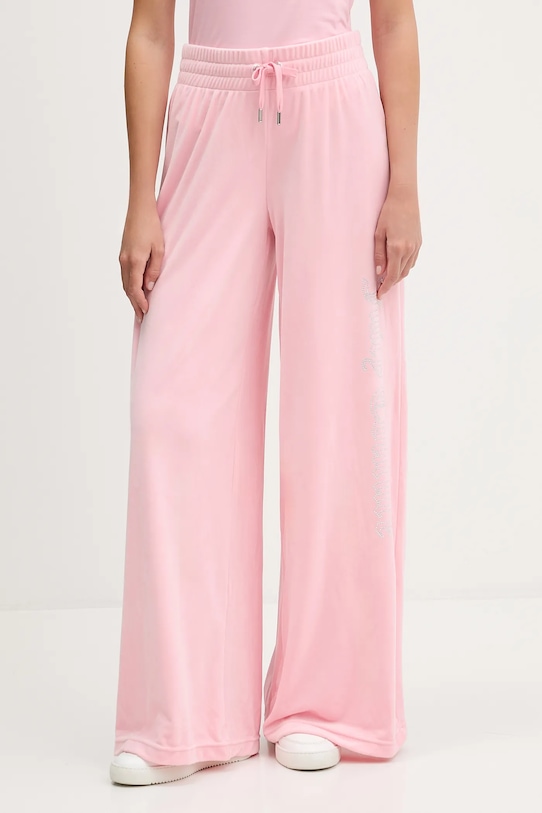 

Велюровые спортивные штаны Juicy Couture, розовый