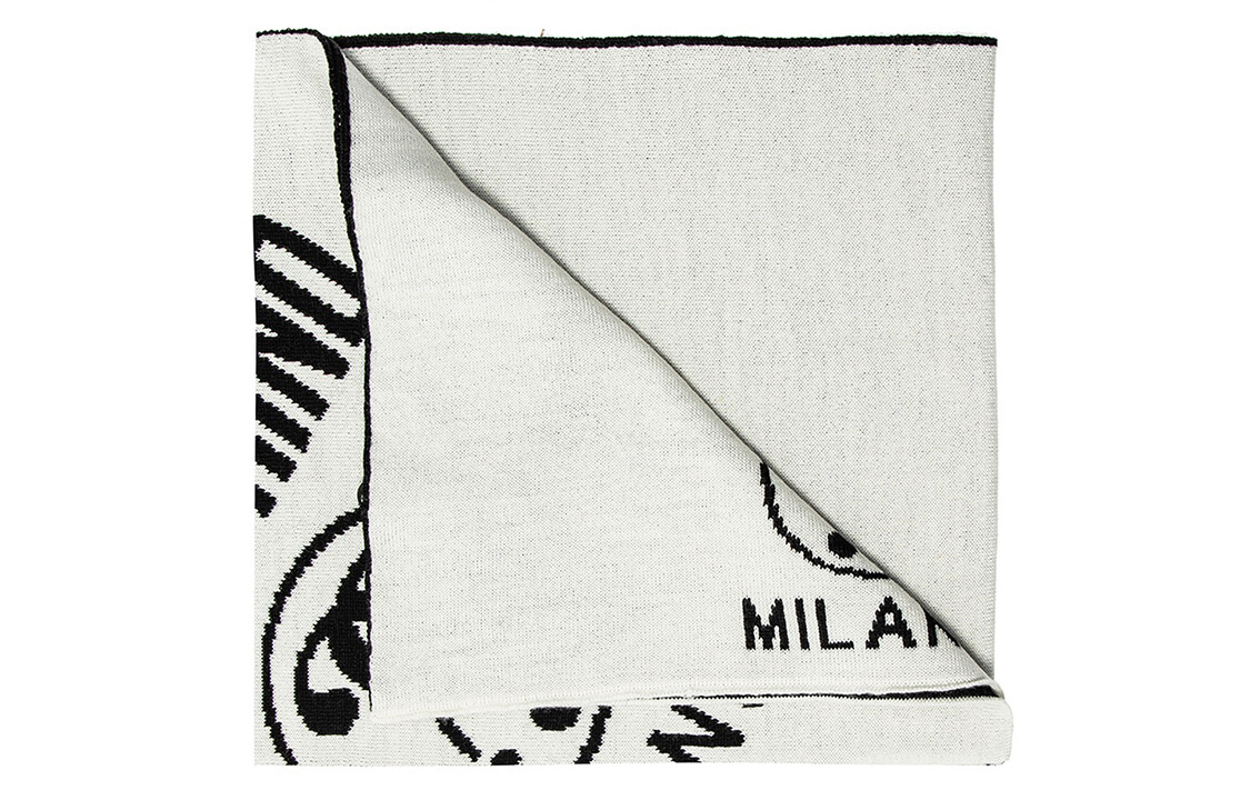 

MOSCHINO Трикотажный шарф унисекс, Серый